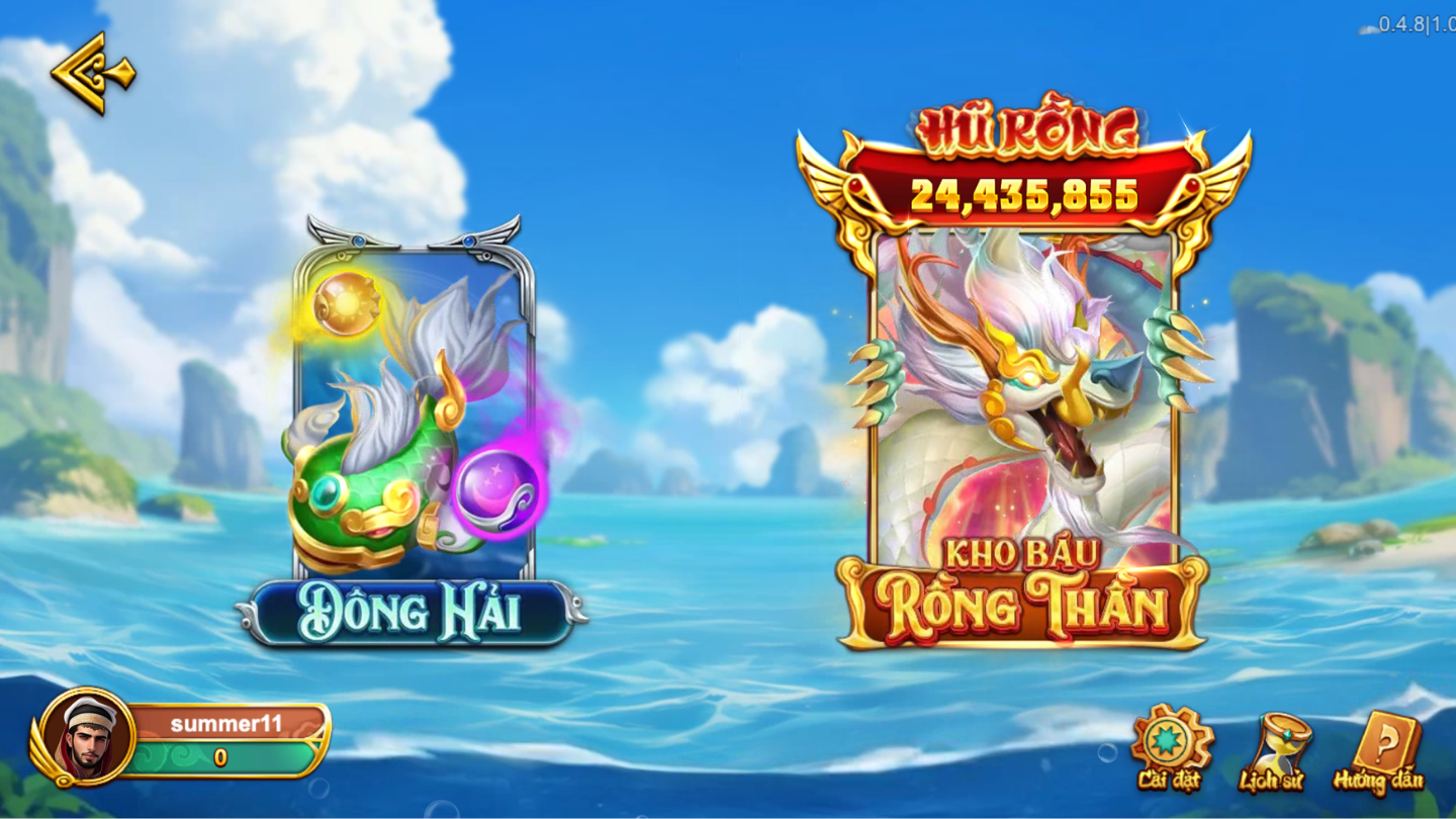 Bắn cá Bảo khí Thần ngư Tipclub săn xu khủng